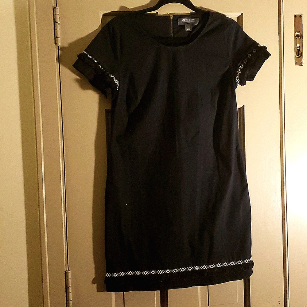 Coercion London Black Shift Dress
